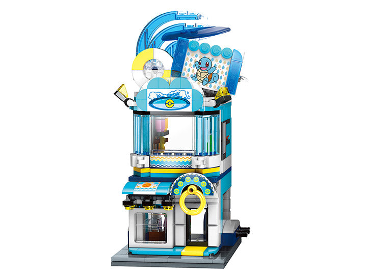 Pokemon Squirtle Swimming Store Qman Building Blocks Toy Set