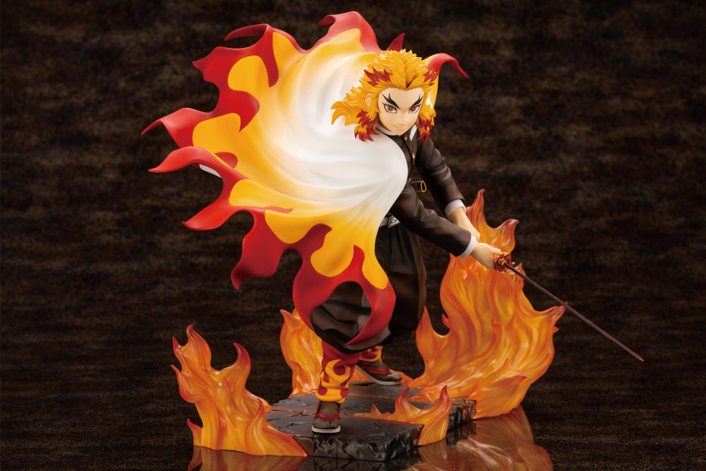 Demon Slayer: Kimetsu no Yaiba ArtFX J Kyoujurou Rengoku (Purgatory Anjuro) Figure