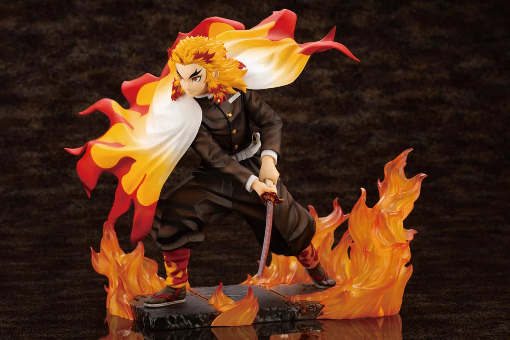 Demon Slayer: Kimetsu no Yaiba ArtFX J Kyoujurou Rengoku (Purgatory Anjuro) Figure